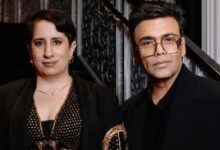 Karan Johar calls Manish Malhotra, ‘Man of the moment’ as latter creates stunning Oscar outfit for Guneet Monga Kapoor