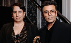 Karan Johar calls Manish Malhotra, ‘Man of the moment’ as latter creates stunning Oscar outfit for Guneet Monga Kapoor