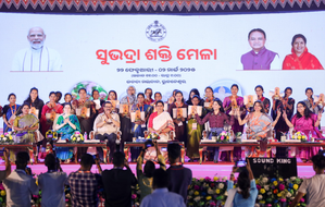 Odisha Deputy CM interacts with women students