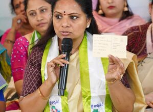 Kavitha launches postcard campaign over ‘unkept promises’ made to Telangana women