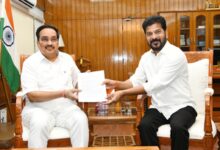 Revanth Reddy seeks fair share of Krishna water for Telangana