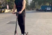 Aditya Seal takes e-scooter to work to reduce carbon footprint