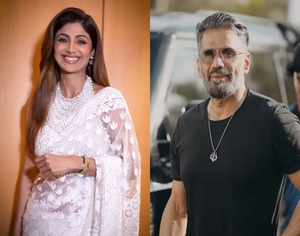 Shilpa Shetty recreates Suniel Shetty’s iconic dialogue ‘Main tumhe bhool jaaun’ from ‘Dhadkan’