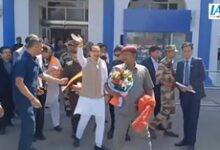 Shivraj Singh Chauhan & family arrive in Jodhpur ahead of his son’s wedding