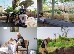 PM Modi’s love for animals goes back a long way, and they love him back