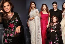 Mumtaz stuns in black saree for Manish Malhotra’s show flaunting ‘style of Indian cinema’