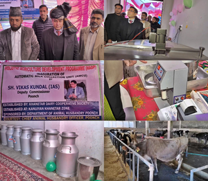 Poonch boosts dairy sector with inauguration of automatic milk collection units