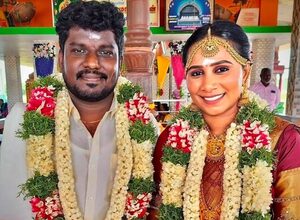 1947 August 16 director N S Ponkumar weds girlfriend Viveka at native place