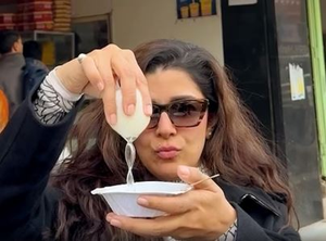 Nimrat Kaur satisfies her sweet tooth with this childhood favorite sweet dish