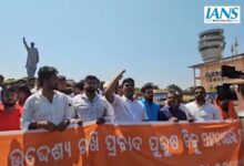 BJD workers damaged Biju Patnaik’s statue, claims BJP