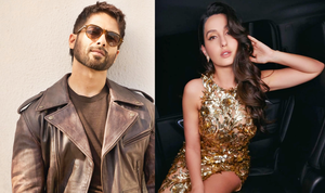 Shahid Kapoor and Nora Fatehi reach Jaipur to be a part of IIFA 2025