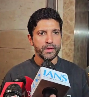 Farhan Akhtar attends launch of helpline for victims of cyberbullying