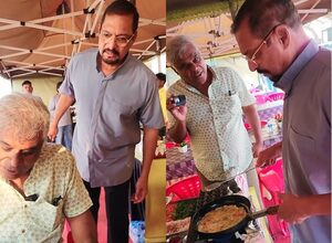 Nana Patekar teaches Ashish Vidyarthi how to flip an omelette