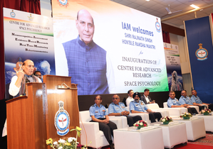 Rajnath Singh calls for increased R&D in aerospace medicine