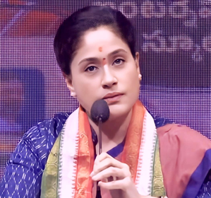 Vijayashanthi among three Congress candidates for Telangana MLC polls