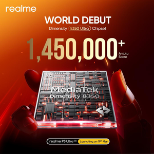 realme to launch P3 Ultra & P3 smartphones with cutting-edge chipsets on March 19