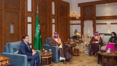 Saudi crown prince meets Zelensky, Rubio