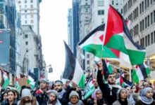 Pro-Palestine protesters rally against Trump administration in New York City