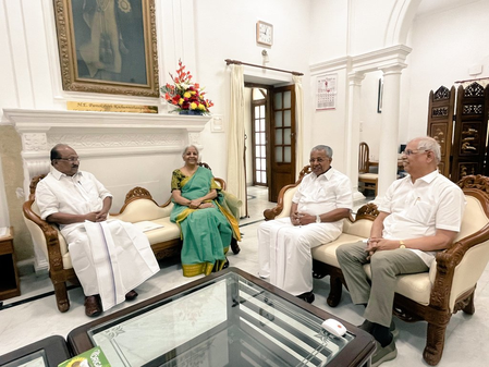 New Kerala Guv strikes cordial tone, hosts CM Vijayan and FM Sitharaman in Delhi