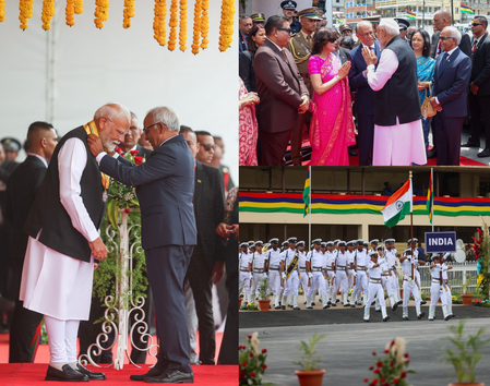 PM Modi attends National Day celebrations in Mauritius, hails deep-rooted ties between both countries