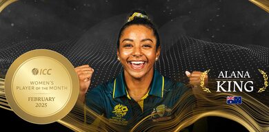 Alana King’s Ashes heroics earn her ICC Women’s Player of the Month for February