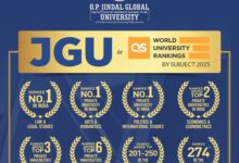 OP Jindal Global University achieves historic milestone in QS Subject Rankings 2025