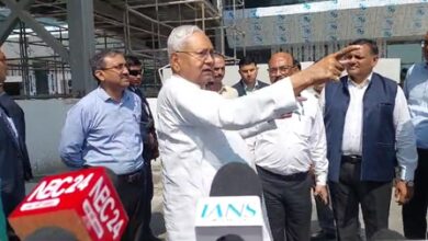 CM Nitish Kumar inspects under-construction terminal at Patna Airport