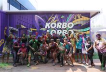 IPL 2025: KKR players and coaching staff celebrate Holi at training camp