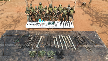 50 weapons, ammunition found in joint operation by Army, other forces in Manipur