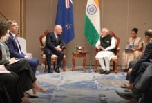 New Zealand PM, accompanied by Indian diaspora members, to arrive in Delhi today