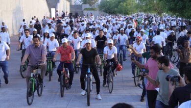 Sports Min Mandaviya leads ‘Fit India Sundays on Cycle’ in Ahmedabad