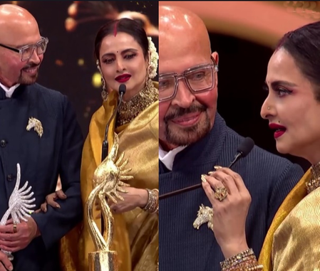 Rekha-Rakesh Roshan relives special memories from ‘Khoon Bhari Maang’ on IIFA stage