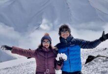 Papon celebrates wife Shweta Mishra’s 50th birthday at 13,000 feet