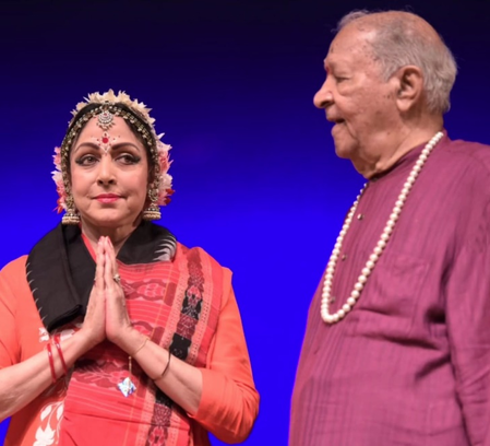 Hema Malini expresses gratitude to Pandit Hariprasad Chaurasia in light of her recent performance