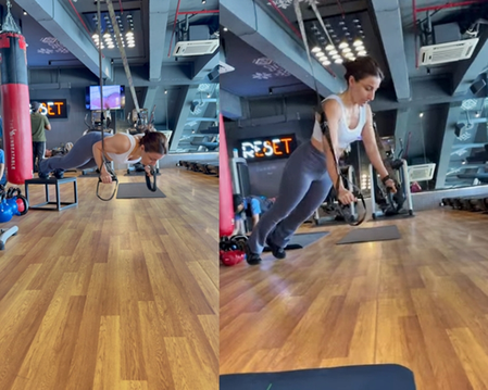 Soha ‘pushes through the week’ with power-packed ‘Workout Wednesday’