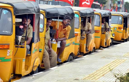 Chennai autorickshaw drivers on 12-hour strike today