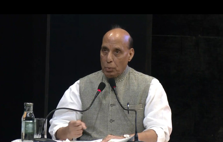 Without firing single bullet, Article 370 was removed and J&K fully integrated: Rajnath Singh