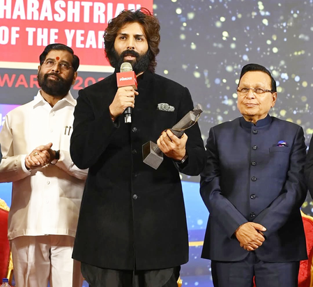 Kartik Aaryan feted with Maharashtrian of the Year, calls it his ‘proud moment’