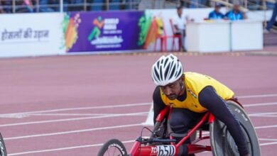 MS Dhoni fan Ramesh Shanmugam hopes to emulate his sporting idol in para athletics