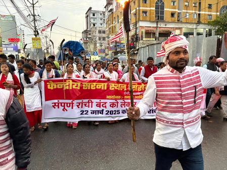 Tribal organisations’ bandh paralyses Ranchi, major roads blocked