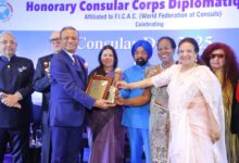 Madhusudan Agrawal, Co-Founder and Vice Chairman of Ajanta Pharma, conferred ‘Consular of the Year’ award