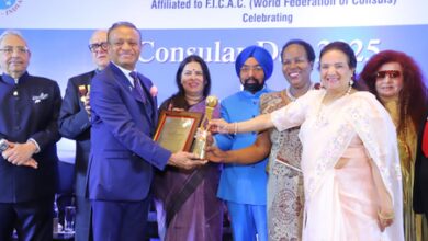 Madhusudan Agrawal, Co-Founder and Vice Chairman of Ajanta Pharma, conferred ‘Consular of the Year’ award