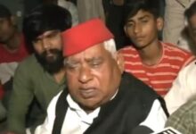 Politics erupts over death of SDM’s stenographer in Ayodhya, Samajwadi Party leader Awadhesh Prasad holds protest