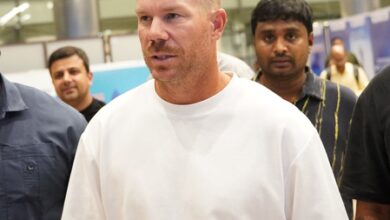 David Warner lands in Hyderabad ahead of ‘Robinhood’ trailer launch