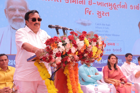 Gujarat govt launches 27,300 rainwater harvesting projects in Surat