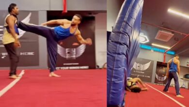 Tiger Shroff shows how he’s prepping for a ‘kickass’ week ahead