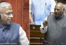 Not our ministers, those in power want to change Constitution, alleges Kharge in Rajya Sabha