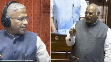 Not our ministers, those in power want to change Constitution, alleges Kharge in Rajya Sabha