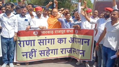 Protests erupt in Jodhpur over Ramji Lal Suman’s remarks on Rana Sanga