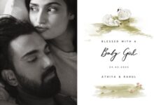 Athiya Shetty, KL Rahul announce the arrival of their baby girl